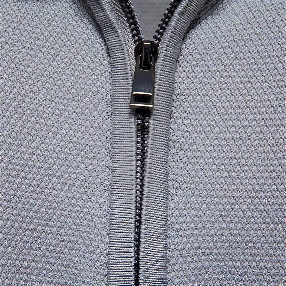 Zipper Style Polo Shirt